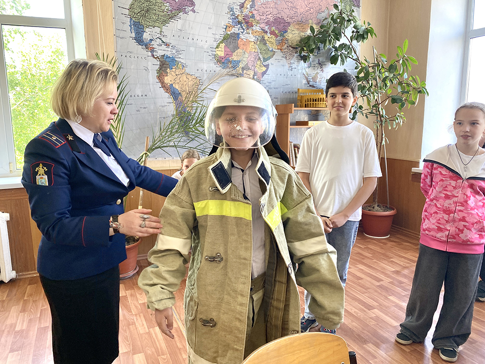 Занятие «Правила пожарной безопасности в пожароопасный период» в МБОУ школе № 37 г. Самара
