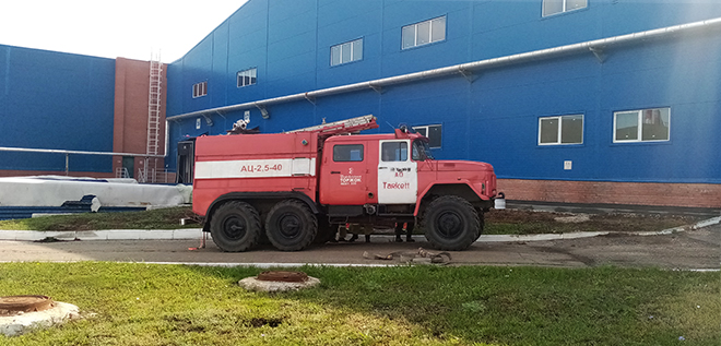 Практические занятия АО «ТАРКЕТТ» на здание автозаправочной станции.