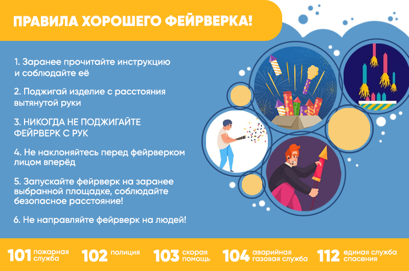 Меры безопасности в праздничные дни