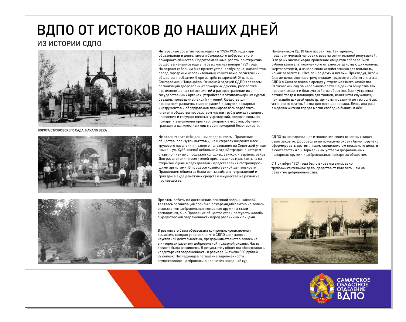 История развития ВДПО: 12