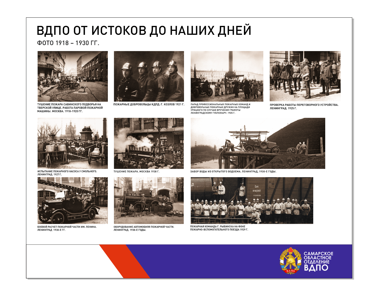 История развития ВДПО: 8
